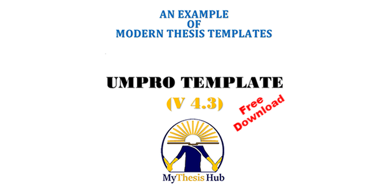 An Introduction to Modern Thesis Templates