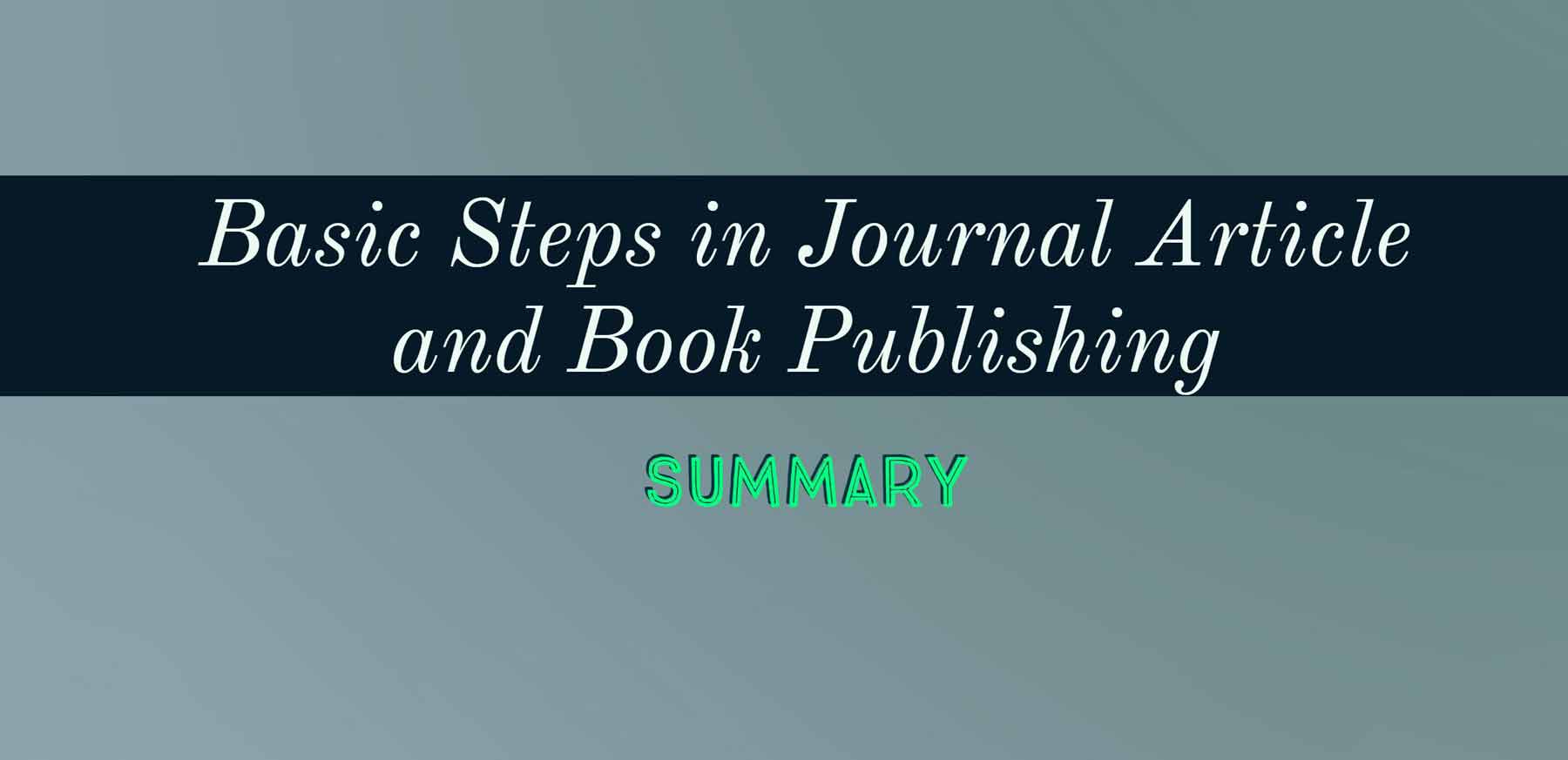 publishing thesis in journal