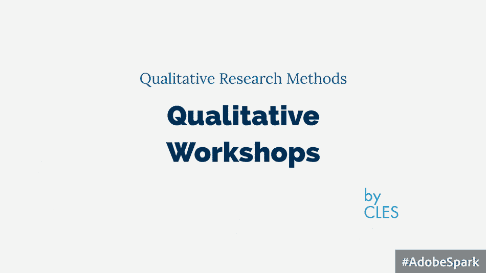 Qualitative Workshops - Thesis Hub